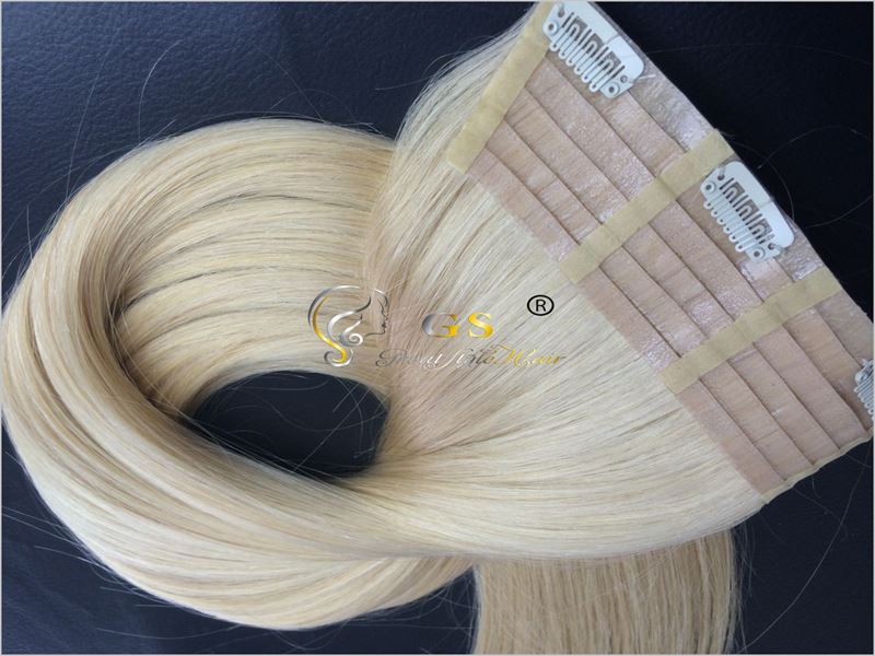 Pu with clip in hair extension