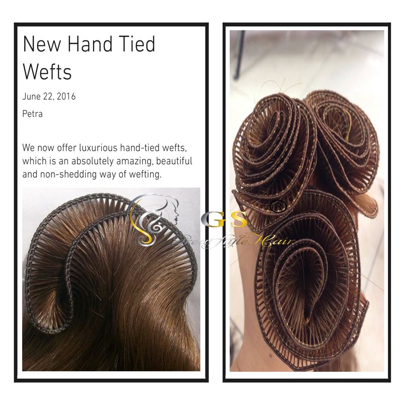 Hand Tied Hair Weft---007