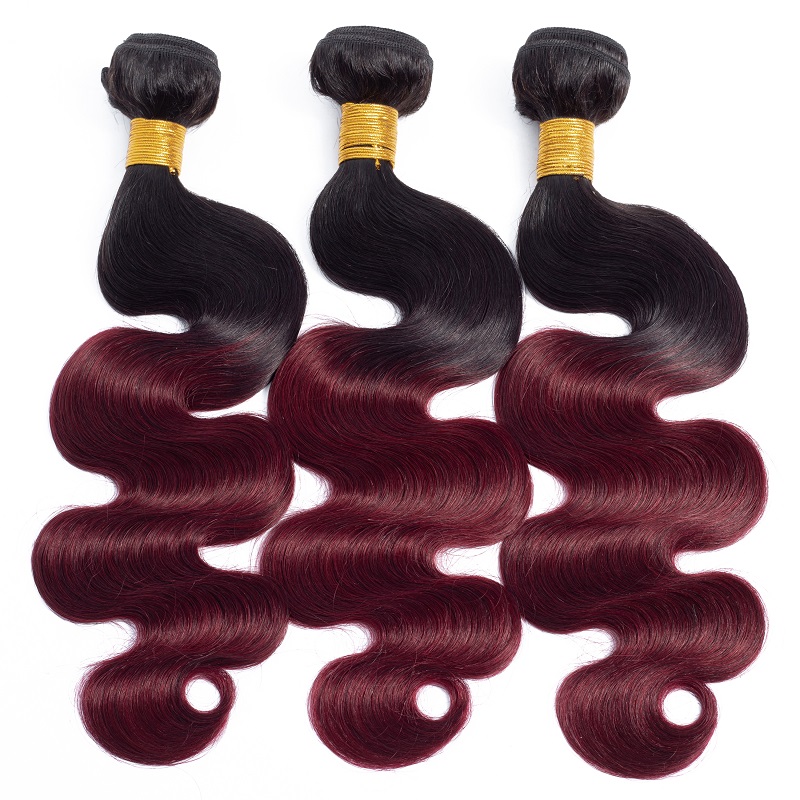 Ombre(#T1B/99J)-Ombre(#T1B/27)-Classic Weft Hair