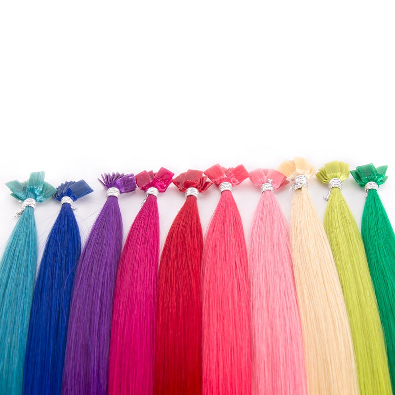 Crazy Color-Flat-Tip Hair Extensions