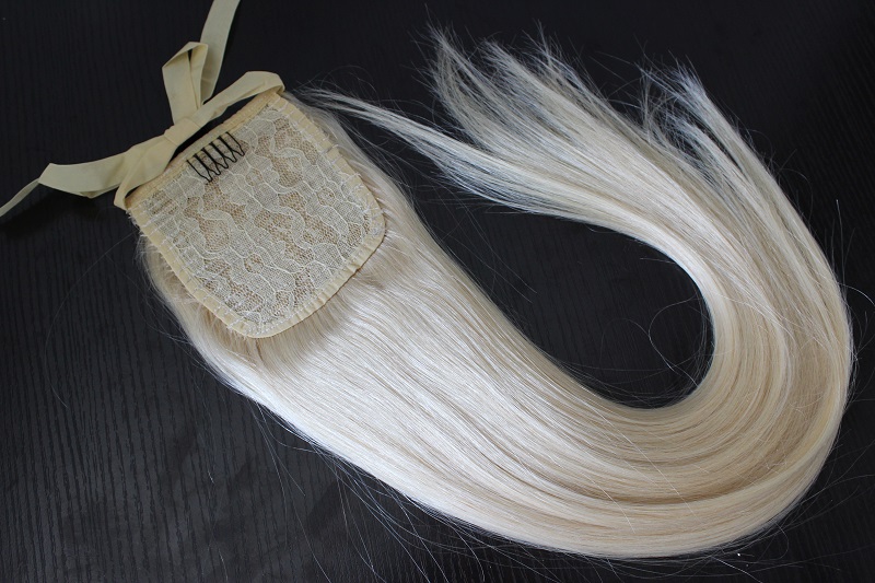 Ponytail-Silk Ribbon-Blonde Color(#613)