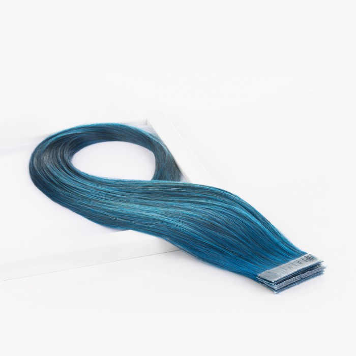 Crazy Color-Blue-Classic Line Hair