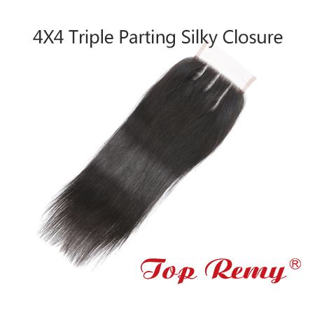 4X4 Triple Parting Silky Closure